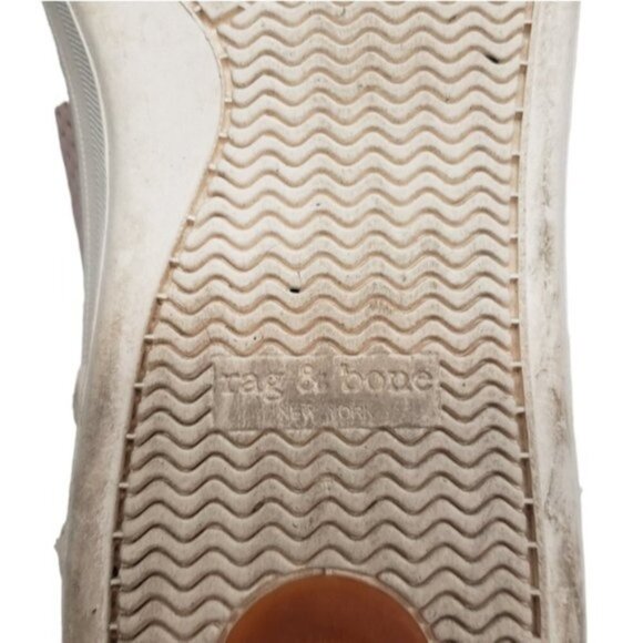Rag & Bone Standard Issue Lace Up Low Cut Perforated Sneaker Size 38EU 7.5 US - Picture 13 of 15